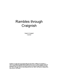 Rambles Through Craignish
