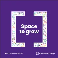 Space to Grow Course Guide 2020