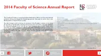 2014 Faculty of Science Annual Report