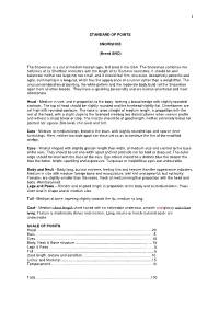 STANDARD of POINTS SNOWSHOE (Breed SNO)