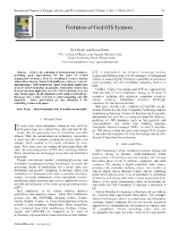 Evolution of Grid-GIS Systems