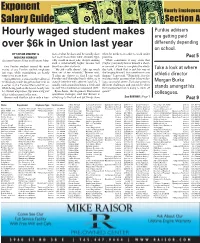 Exponent Salary Guide Hourly Waged Student Makes Over $6K in Union