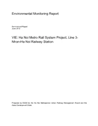 Ha Noi Metro Rail System Project, Line 3-Nhon-Ha Noi Railway