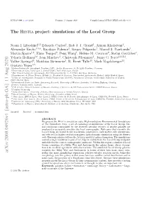 The Hestia Project: Simulations of the Local Group
