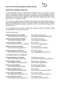 2020 Autumn Stallion Inspection RESULTS with Comment