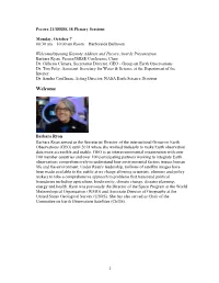Plenary Program