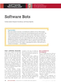 Software Bots