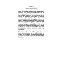 Chapter 5 GENERAL CIRCULATION Local Fire-Weather Elements-Wind