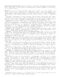 LEGISLATIVE RESOLUTION Paying Tribute to the Five Pulitzer Prize Winners from the State of New York in Recognition of Their Exemplary Journalis- Tic Accomplishments