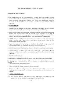 Technical Specifications of Dg Set