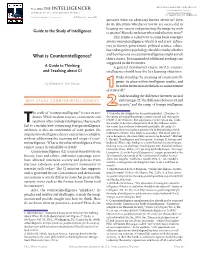 What Is Counterintelligence? and How Lessons on Counterintelligence Might Enrich Their Courses