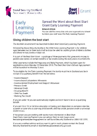 Early Learning Payment