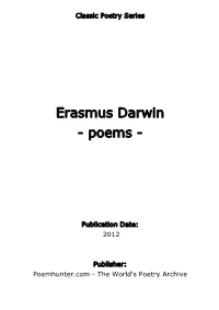 Erasmus Darwin - Poems