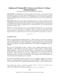 Fighting and Winning Rfes: Resources and Tips for Crafting a Winning Response by Protima Daryanani, Richard Yemm, and Dan Berger