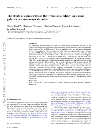 Arxiv:1911.00019V2 [Astro-Ph.GA] 2 Jul 2020 One of the Most Challenging Problems in Theoretical Astrophysics