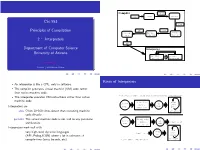 Csc 553 Principles of Compilation 2 : Interpreters Department Of