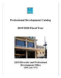 2019-2020 Professional Development Catalog