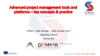 Advanced Project Management Tools and Platforms – Key Concepts & Practice