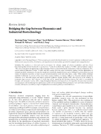 Bridging the Gap Between Fluxomics and Industrial Biotechnology