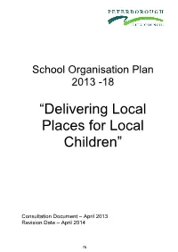 “Delivering Local Places for Local Children”