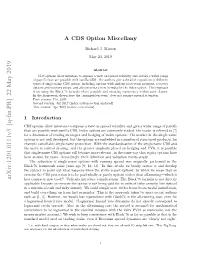 A CDS Option Miscellany