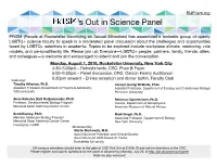'S out in Science Panel