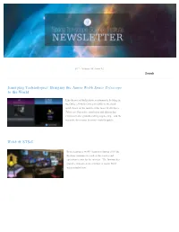 Stsci Newsletter: 2017 Volume 034 Issue 02