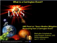 What Is a Carrington Event?
