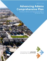 Advancing Adams Comprehensive Plan Existing Conditions and Opportunities Report 90 Percent Draft TABLE of CONTENTS