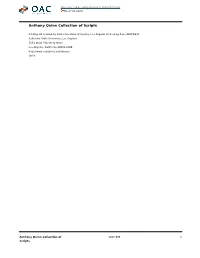 Anthony Quinn Collection of Scripts