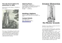 Guide to the Minster Grounds