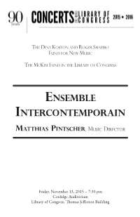 Program Booklet