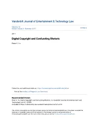 Digital Copyright and Confuzzling Rhetoric