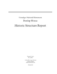 Historic Structure Report