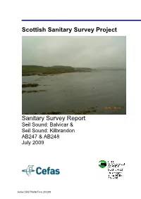Scottish Sanitary Survey Project