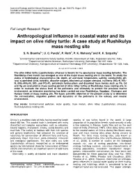 A Case Study at Rushikulya Mass Nesting Site