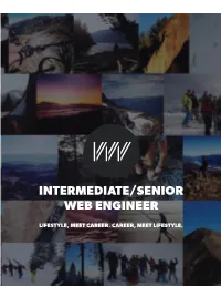 Intermediate/Senior Web Engineer