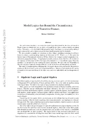Modal Logics That Bound the Circumference of Transitive Frames