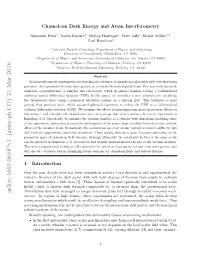 Arxiv:1603.06587V1 [Astro-Ph.CO] 21 Mar 2016 Nevertheless They Have Managed to Escape Detection (Thus Far) Through So-Called Screening Mech- Anisms