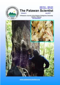 Full Journal the Palawan Scientist 2017.Pdf