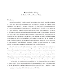 Representation Theory* Its Rise and Its Role in Number Theory