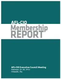 AFL-CIO Membership Report