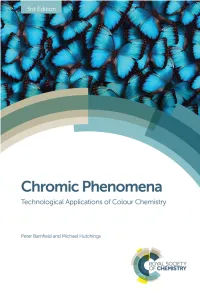 Chromic Phenomena: Technological Applications of Colour Chemistry