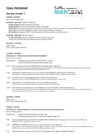 Download the Final Program