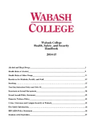 Health, Safety Booklet 14-15