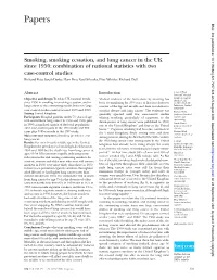 Papers BMJ: First Published As 10.1136/Bmj.321.7257.323 on 5 August 2000