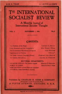 The Problem of the Negro by Clarence Darrow