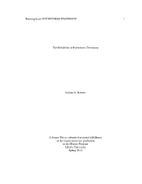 The Reliability of Eyewitness Testimony
