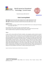 Caka E-Learning Model
