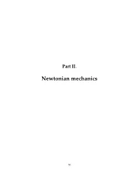Newtonian Mechanics